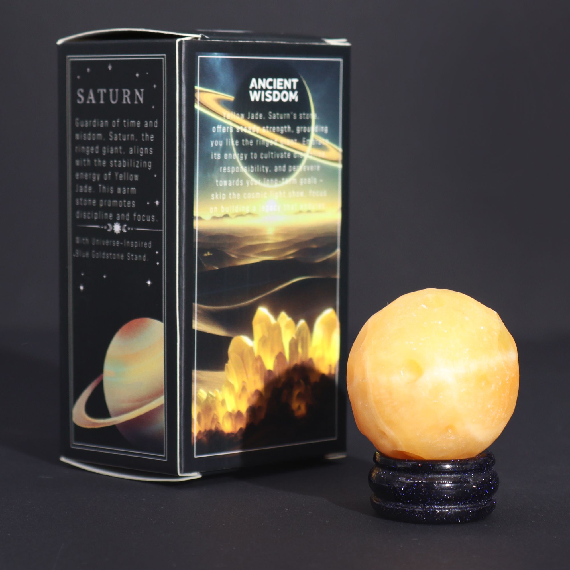 Planète en Jade sur support pierre du soleil (40 mm) - photo 9