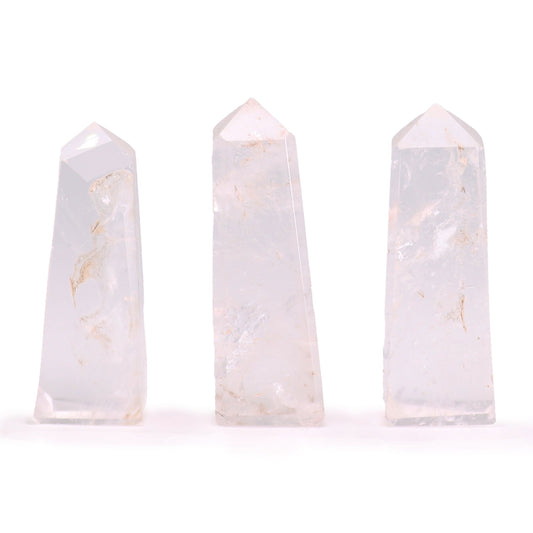 Obélisque en Cristal de Roche (5 cm)