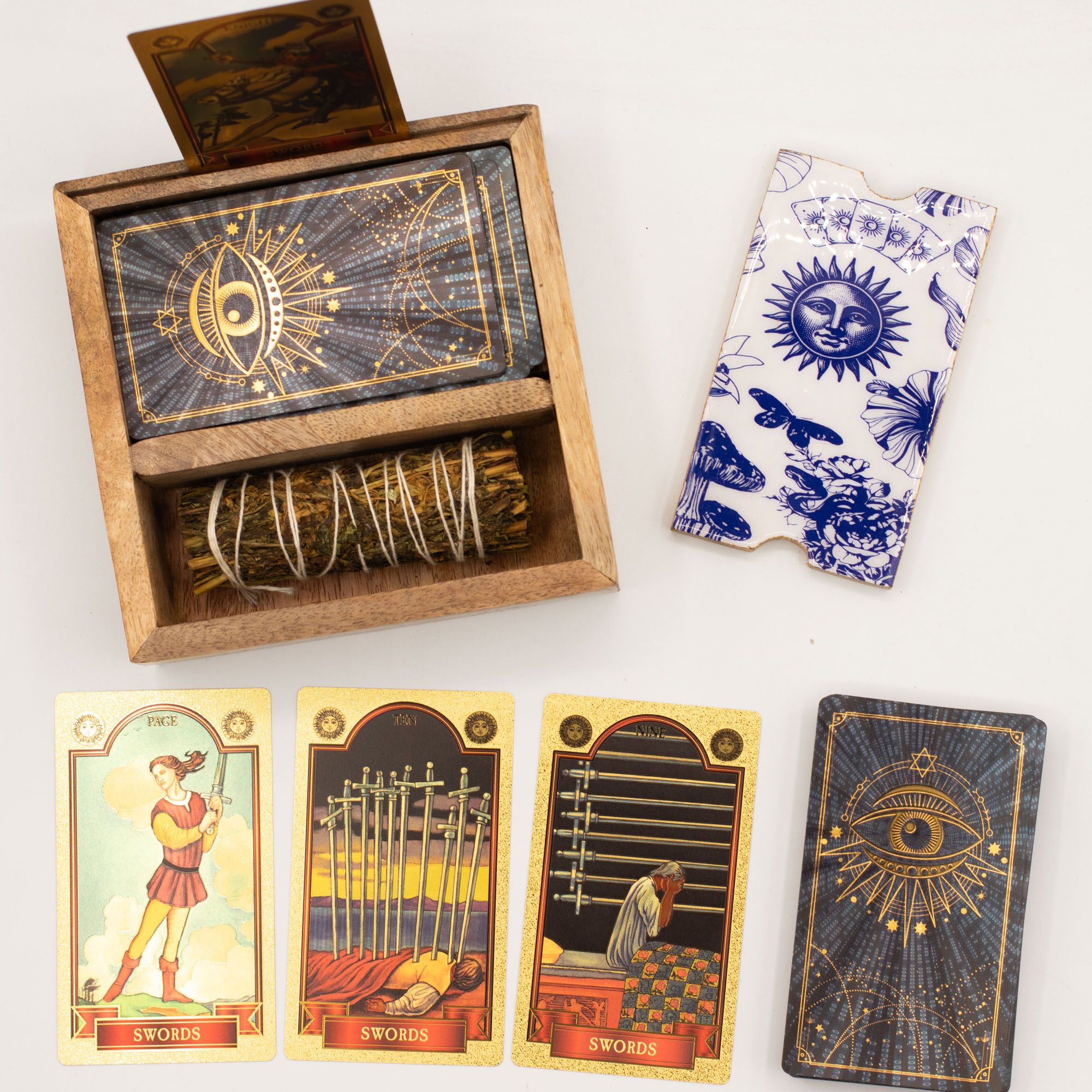 Two Section Tarot Box with Card Holder – photo 3