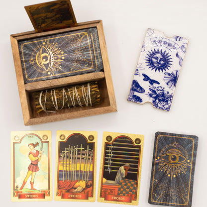 Boîte à Tarot 2 Compartiments avec Présentoir – photo 3