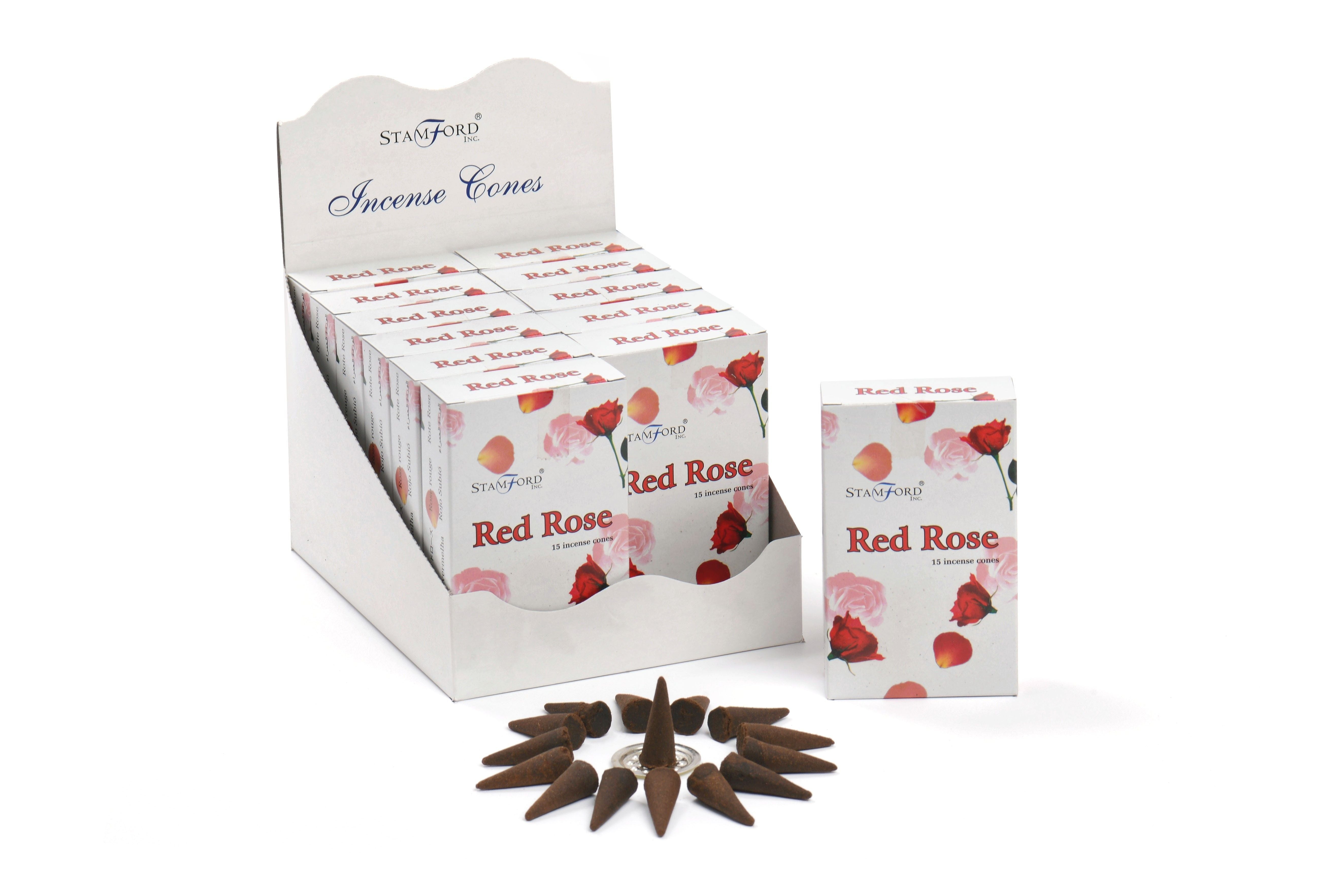 Encens Cônes Rose Rouge - Relaxation & Méditation – photo 2