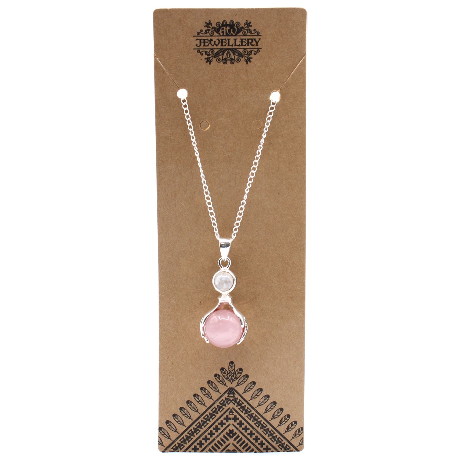 Pendentif Quartz Rose - Healing Hands Amour & Douceur – photo 2