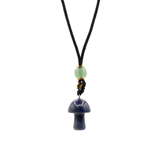 Pendentif sur cordon - Sodalite
