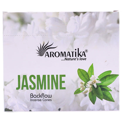 Encens Refoulant Jasmin - Cônes Backflow x10 Aromatika