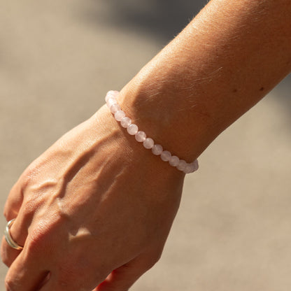 Bracelet Quartz Rose — Perles de 6 mm - photo 3