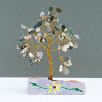 Tree Agate Gemstone Tree- 80 Stones