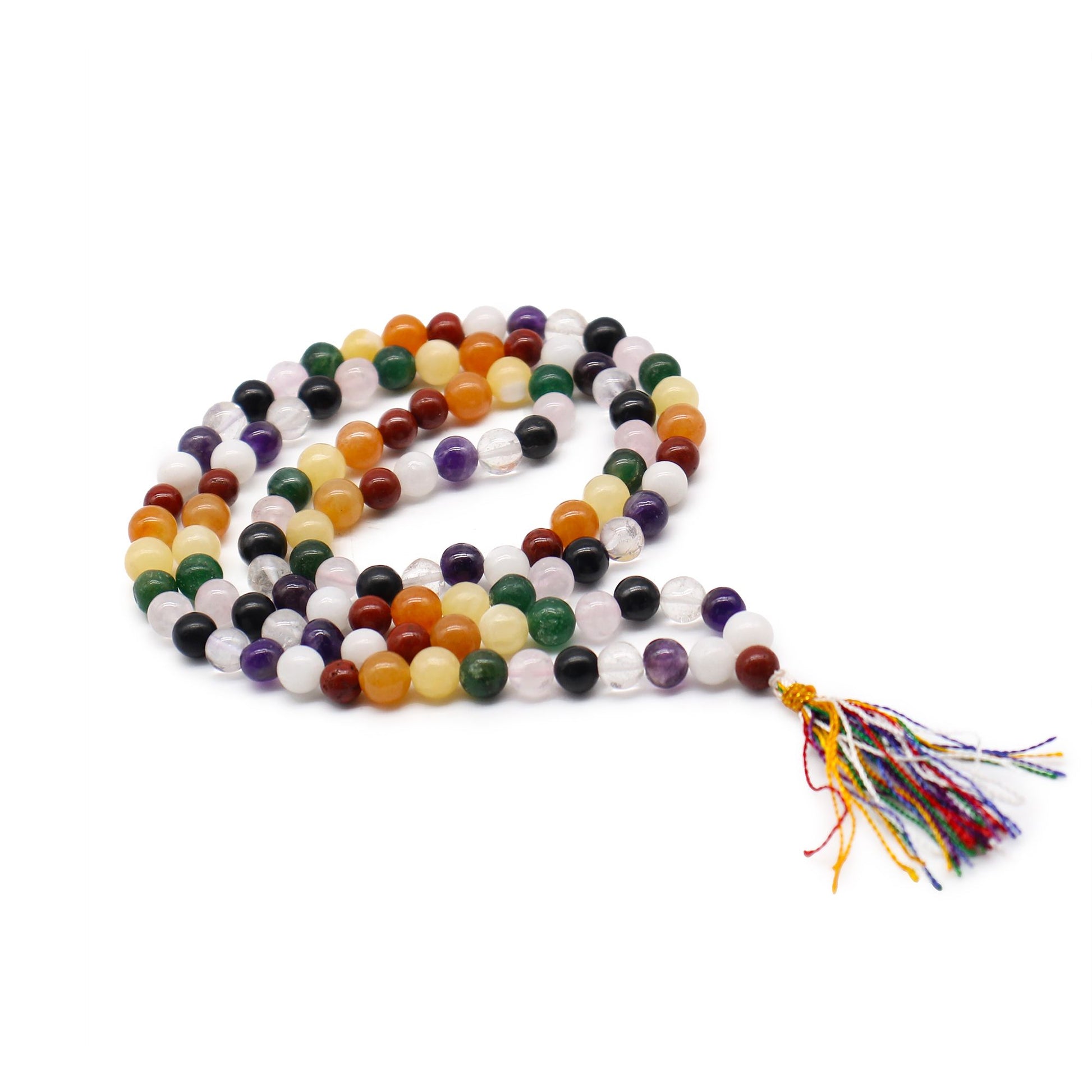 Mala bouddhiste 108 perles - 9 planètes (Navagraha) - photo 2