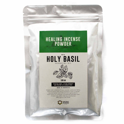 Poudre d'Encens Basilic Sacré Tulsi 100g - Purification