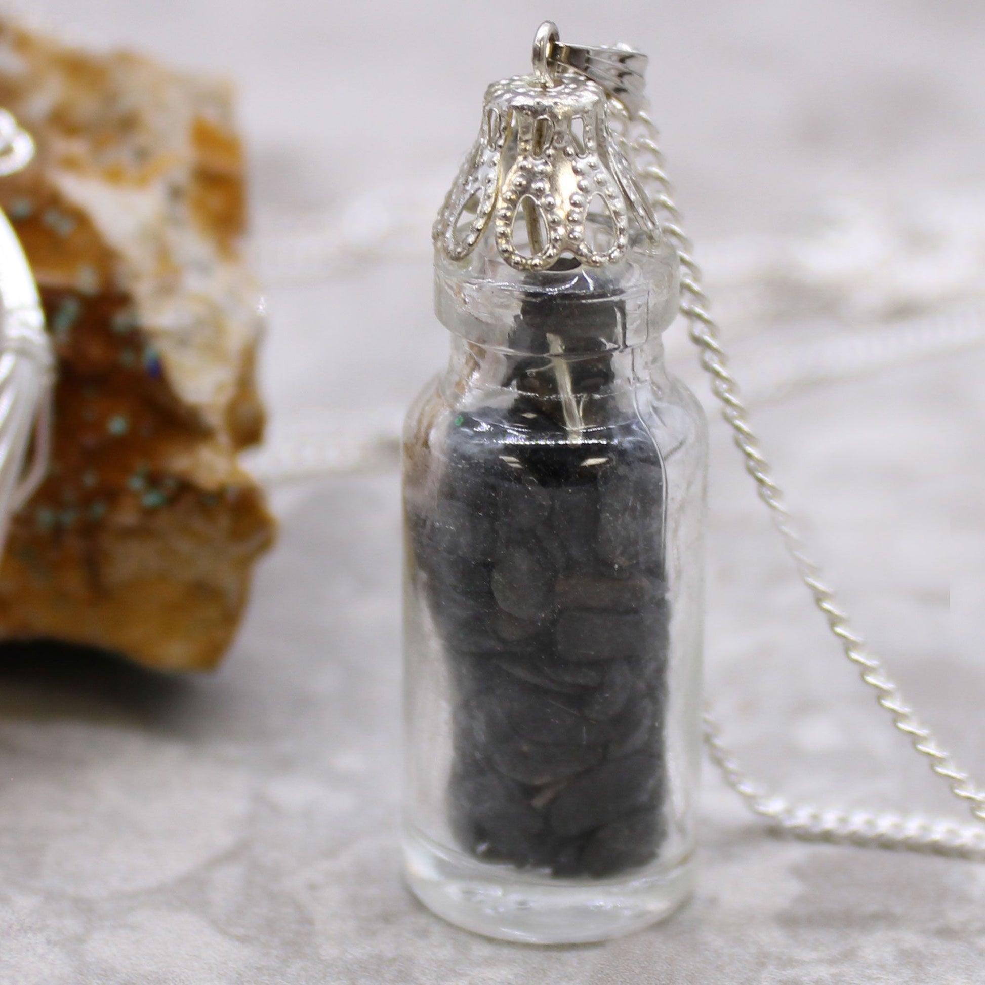 Collier flacon de pierres - Onyx - photo 2