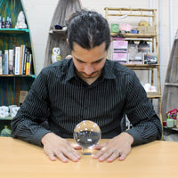 Boule de cristal sur support 100mm - photo 4