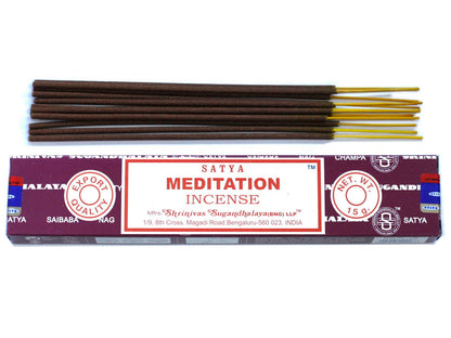 Encens Satya Méditation 15g - Relaxation & Pleine Conscience – photo 3