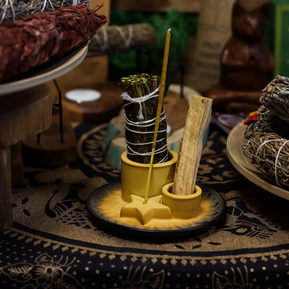 Porte-Bâton Palo Santo en Céramique - Support Purification – photo 6