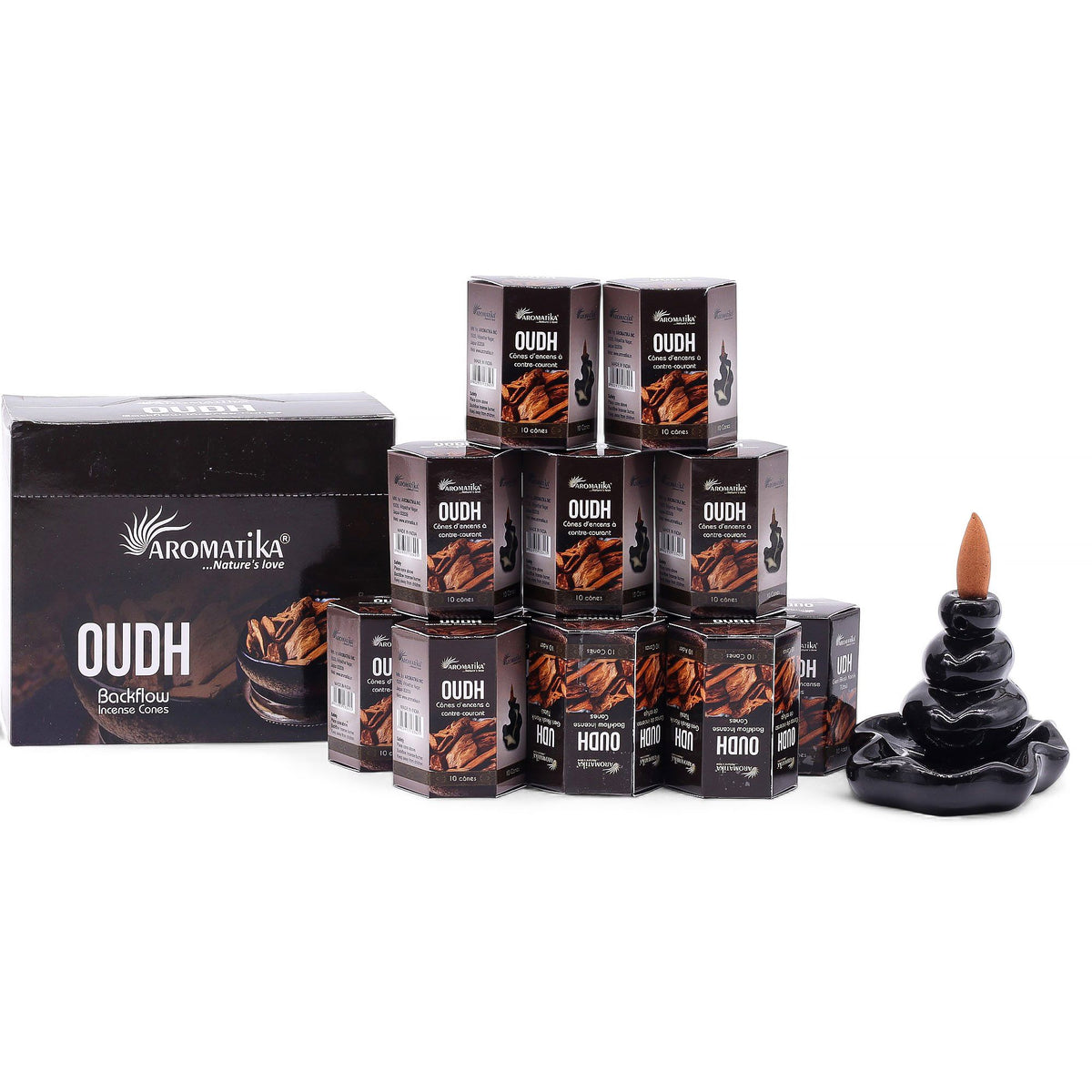 Encens Refoulant Oudh - Cônes Masala Lot 10 – photo 6