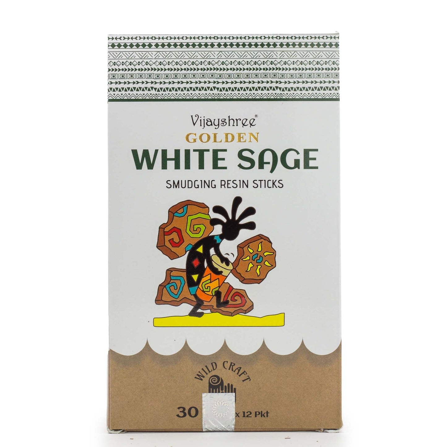 30g Golden White Sage Smudging Resin Sticks (6s)