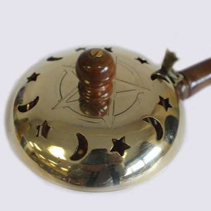 Brûle-Encens Pentagramme Laiton - Rituel & Méditation – photo 6