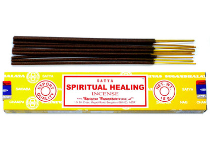 Encens Satya Spiritual Healing 15 g - Équilibre Énergétique
