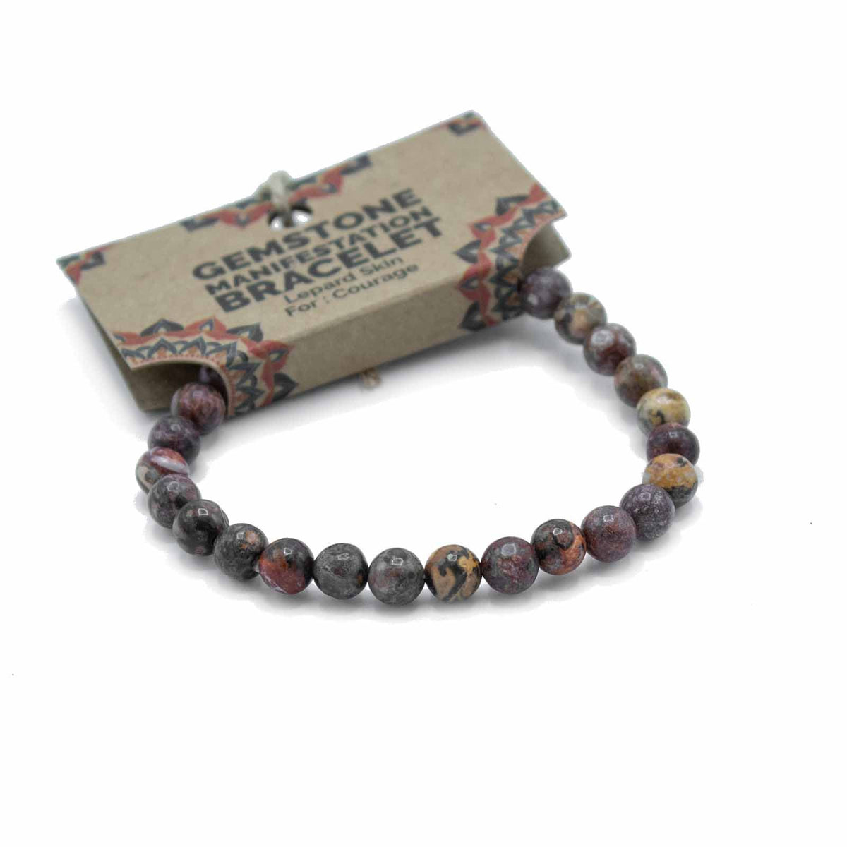 Bracelet Jaspe Peau de Léopard - Courage & Force Intérieure – photo 2