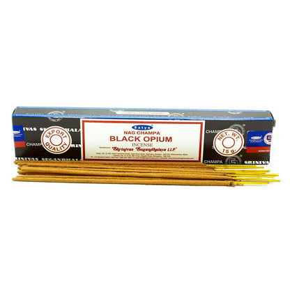 Encens Black Opium Satya - Bâtons 15g Inde – photo 3