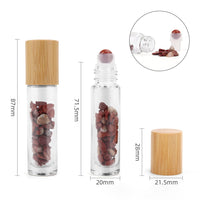 Roll-on huile essentielle avec bille en Jaspe Rouge