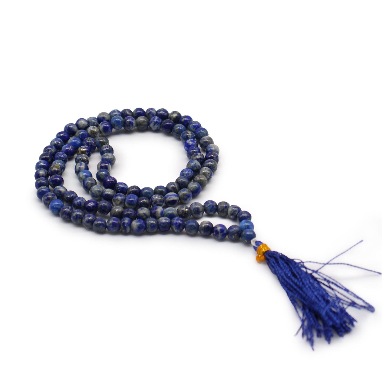 Mala bouddhiste 108 perles - Lapis-Lazuli - photo 2