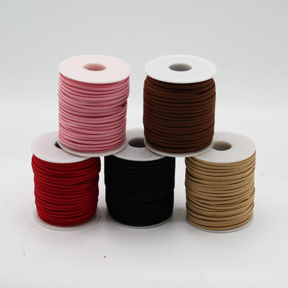 Cordon Suédine Beige pour Pendentif — Bobine de 45 m — 2,5 mm - photo 2