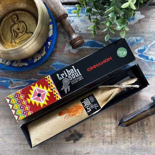 Encens Cannelle Tribal Soul - Bâtons Naturels Premium