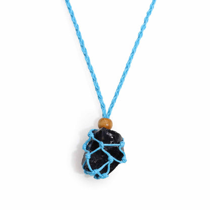 Cordon pour pendentif 45 cm - blue