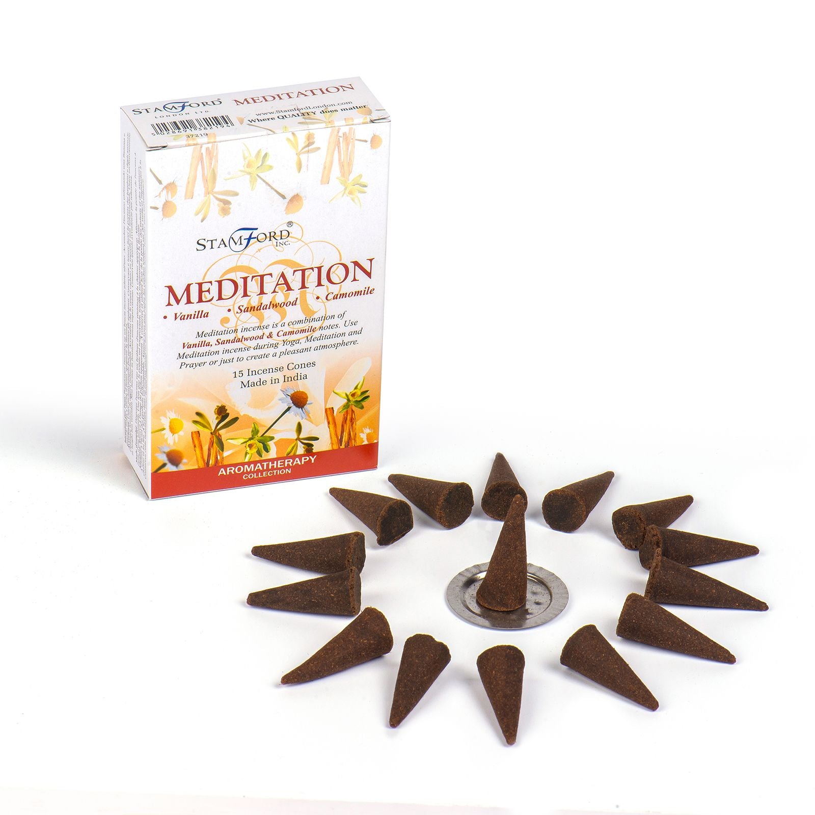 Cônes d'Encens Méditation - Stamford Premium x15 – photo 2