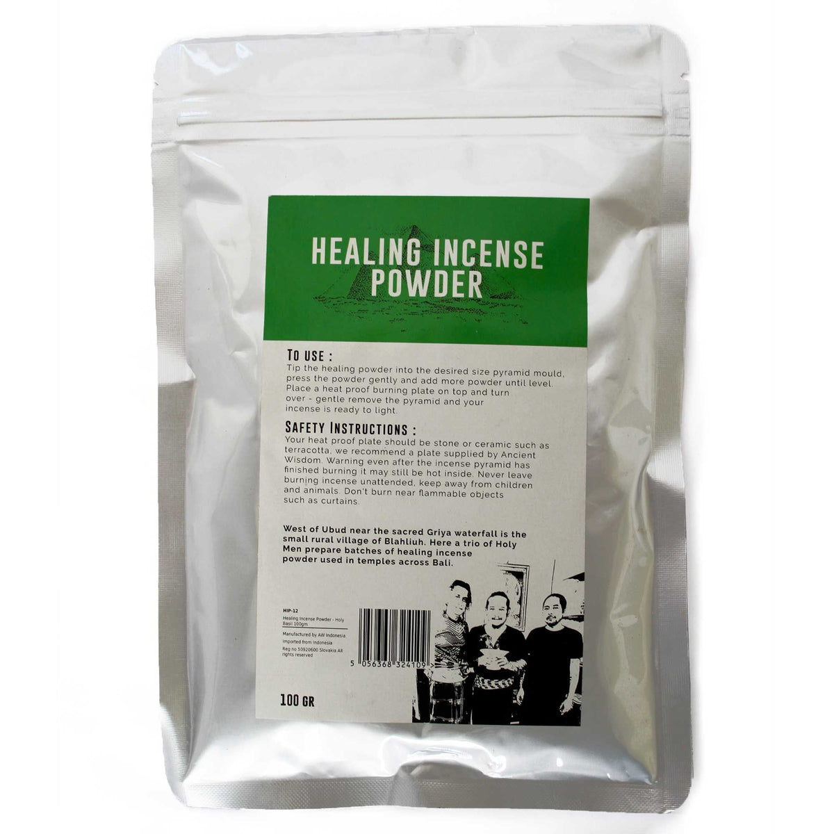 Poudre d'Encens Basilic Sacré Tulsi 100g - Purification – photo 3