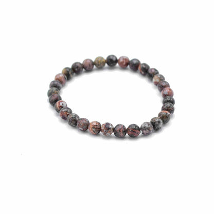 Bracelet Jaspe Peau de Léopard - Courage & Force Intérieure