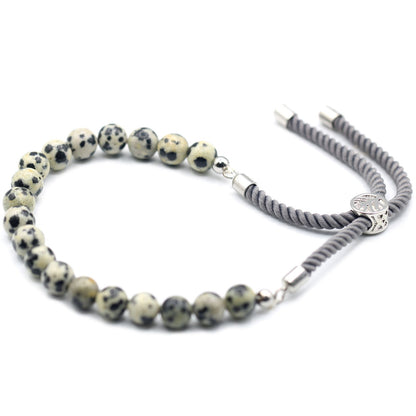 Bracelet Jaspe Dalmatien - Force & Ancrage