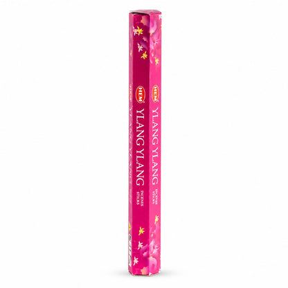 Boîte hexagonale rose d'encens en bâtonnets HEM au parfum Ylang Ylang