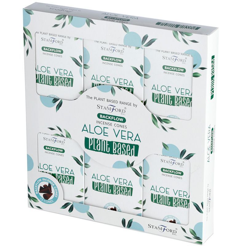 Cône Encens Refoulant Aloe Vera - Effet Cascade 30min – photo 3