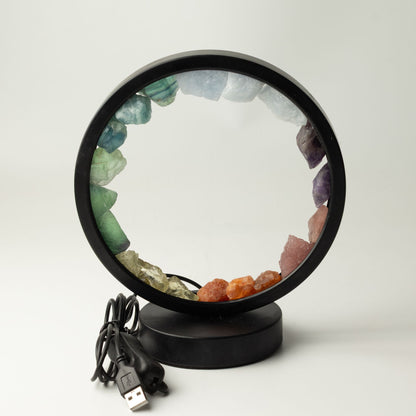 Lampe Halo 7 Chakras — 7 Pierres Naturelles - photo 6