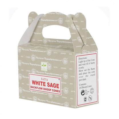 Cônes Backflow Sauge Blanche Satya - Purification x24