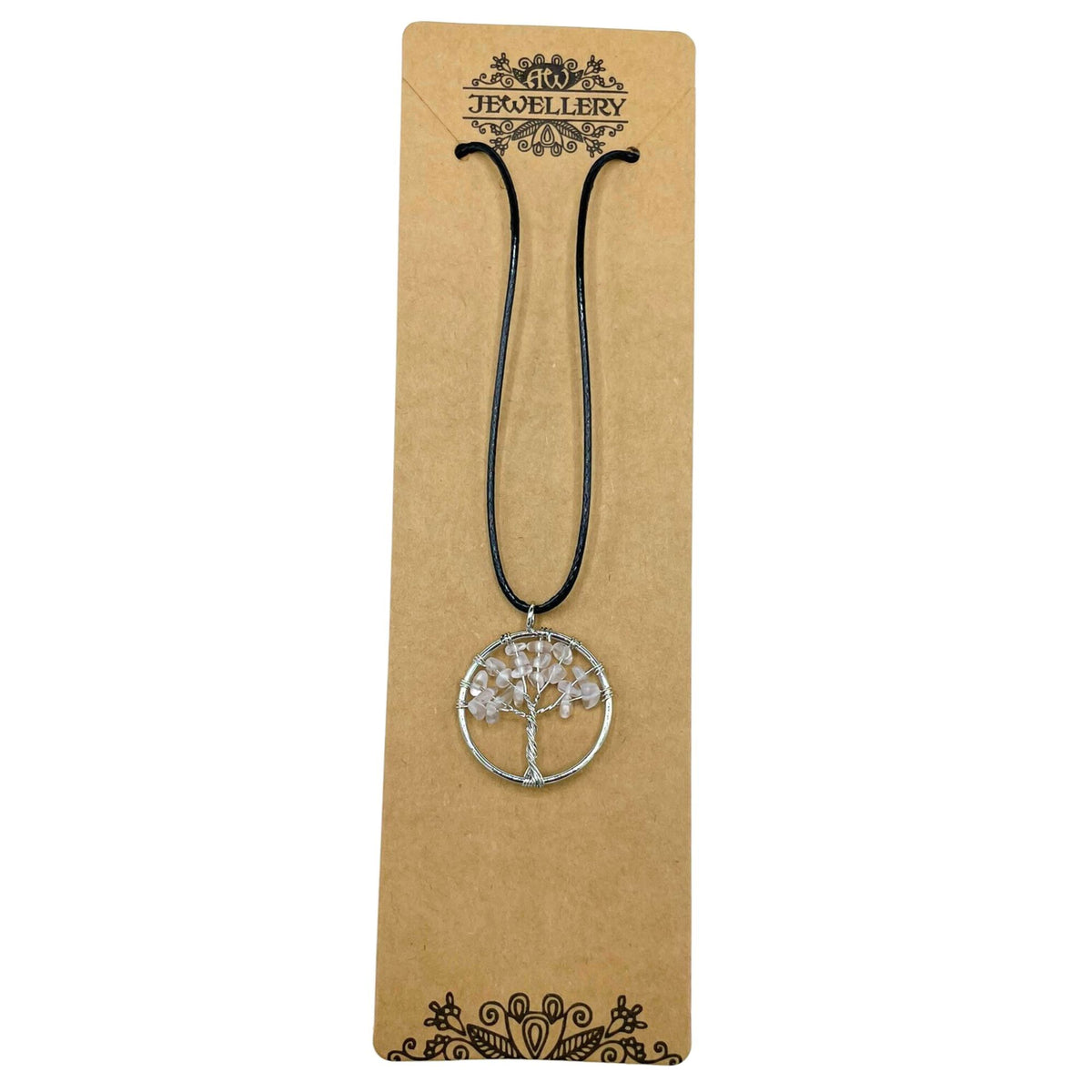 Pendentif Arbre de Vie Cristal de Roche — Clarté & Amplification – photo 5