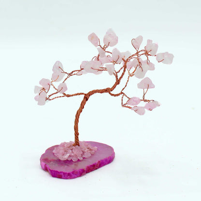 Arbre de vie en Quartz Rose - photo 3