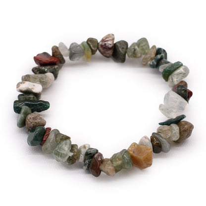 Bracelet en chips de Agate Mousse