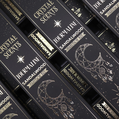 Tourmaline Crystal Scents Smudge Incense - Sandalwood