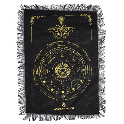 Tissu de Divination Papillon Noir & Or — Pendule – photo 2