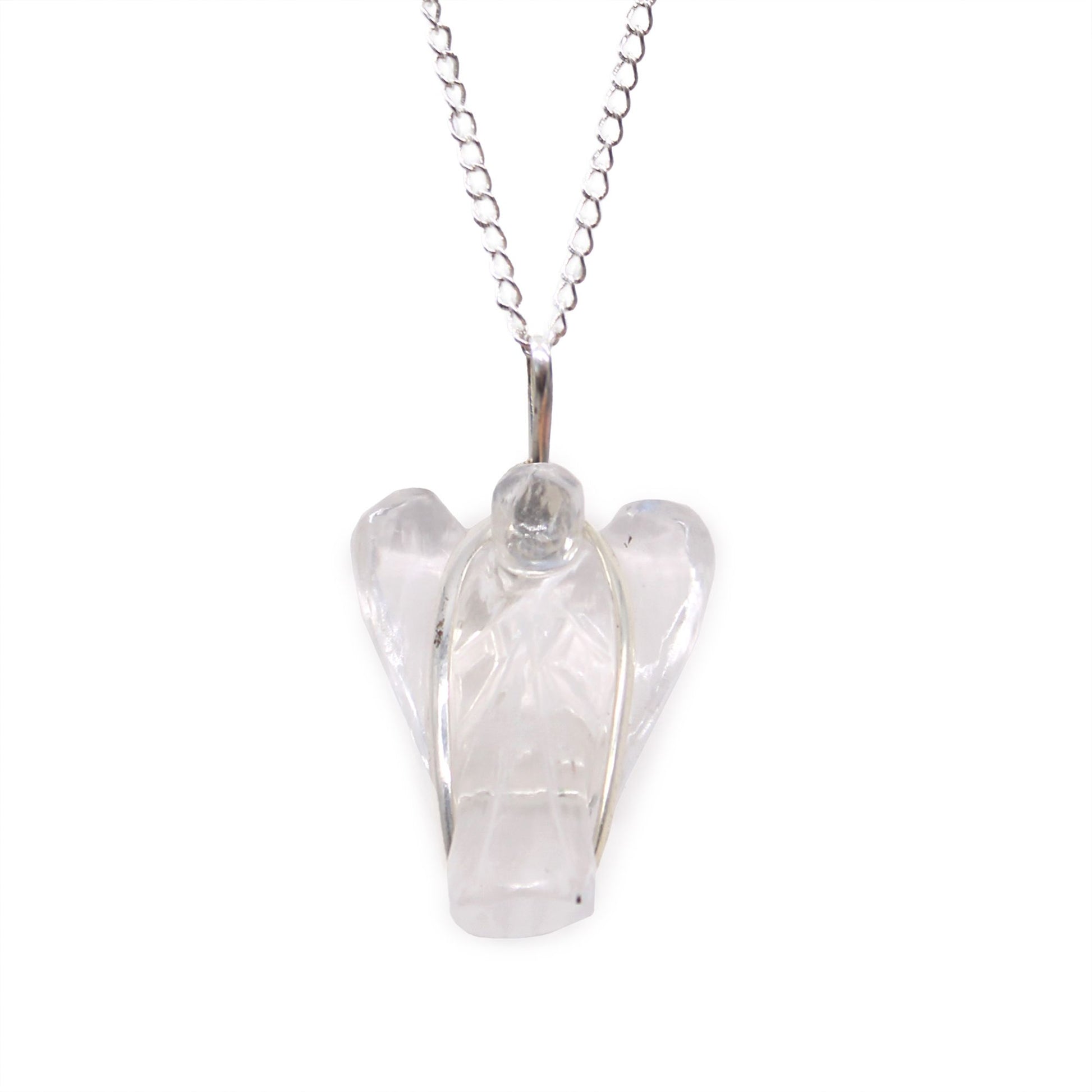 Pendentif Ange Gardien - Cristal de Roche - photo 2