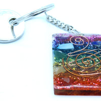 Orgonite Power Keyring - Home Protect Copper and Chakra