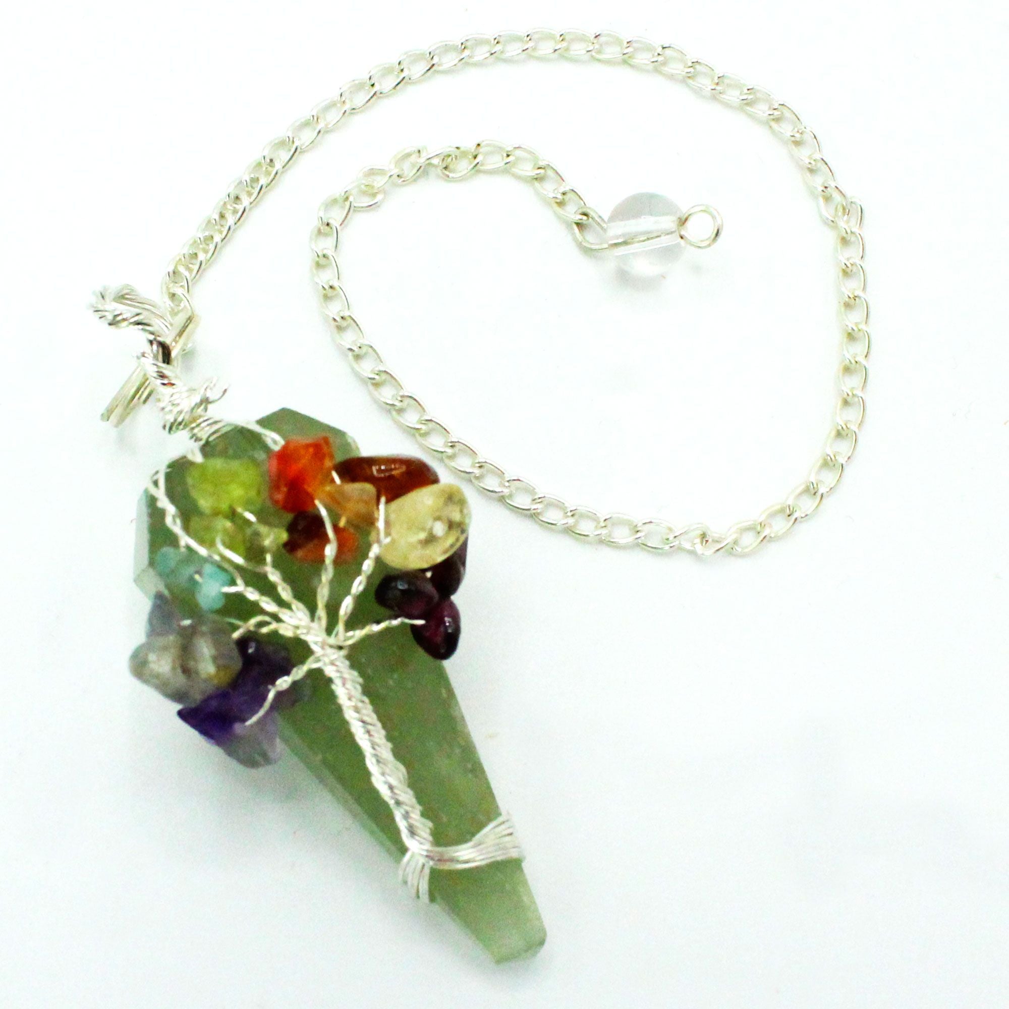 Pendule magique 7 chakras - Aventurine