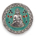 Porte-encens Bouddha Vert 10cm - Méditation & Purification