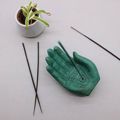 Brûleur d'Encens Main Earth Protect - Vert Éco – photo 6
