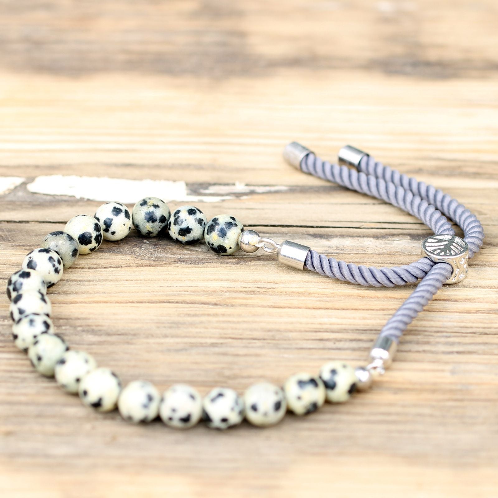 Bracelet Jaspe Dalmatien - Force & Ancrage – photo 3
