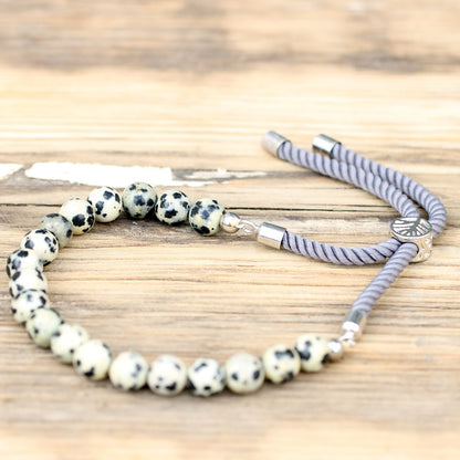 Bracelet Jaspe Dalmatien - Force & Ancrage – photo 3