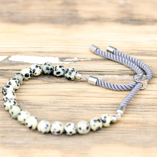 Bracelet Jaspe Dalmatien - Force & Ancrage – photo 3