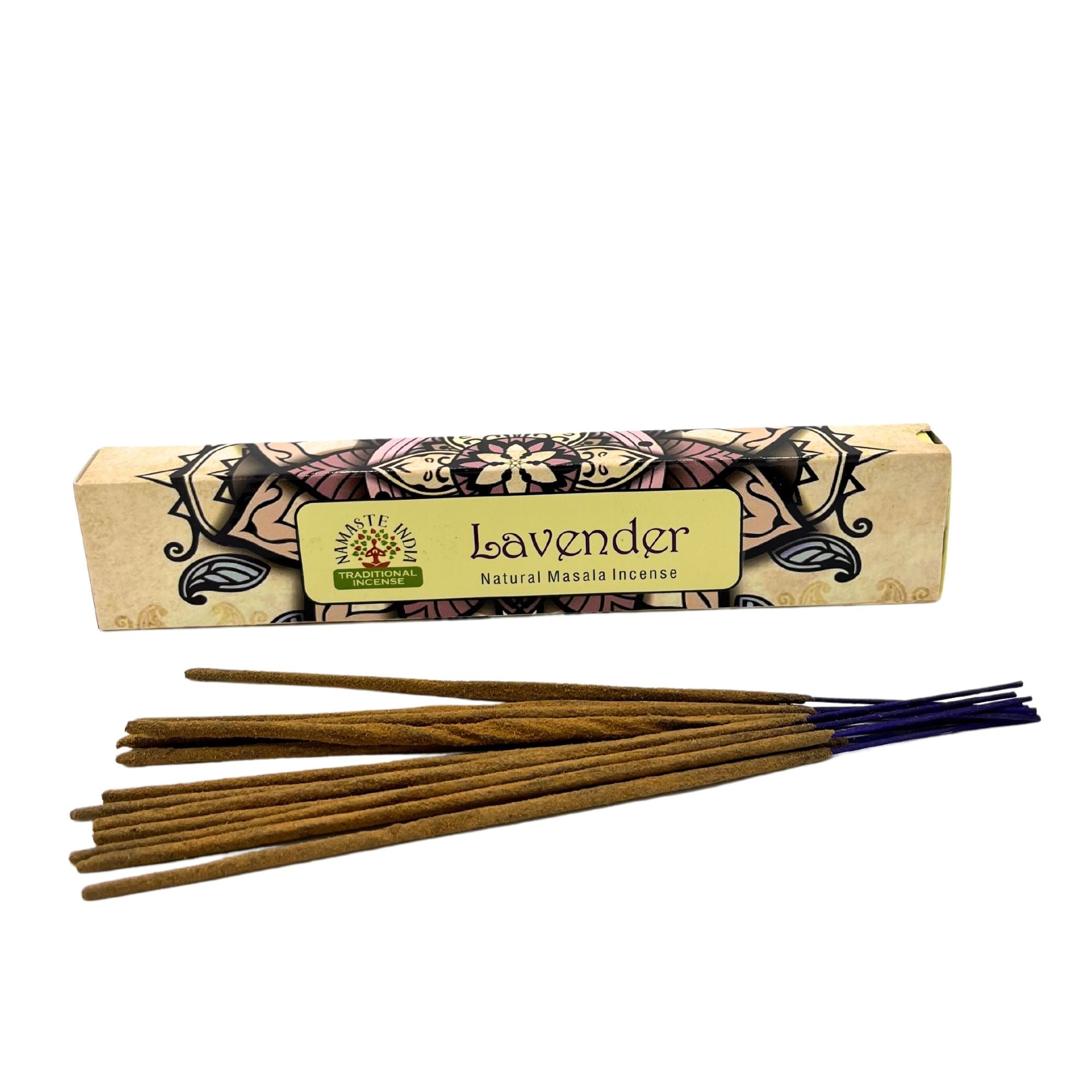 Encens Lavande Namaste Mandala - Masala Artisanal Inde – photo 2