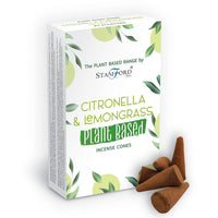 Encens Cônes Citronnelle & Lemongrass - Relaxation Naturel